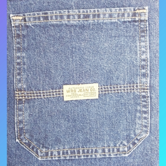 Wrangler Hero Denim shorts Sz 36 Loose Fit New - Picture 5 of 7